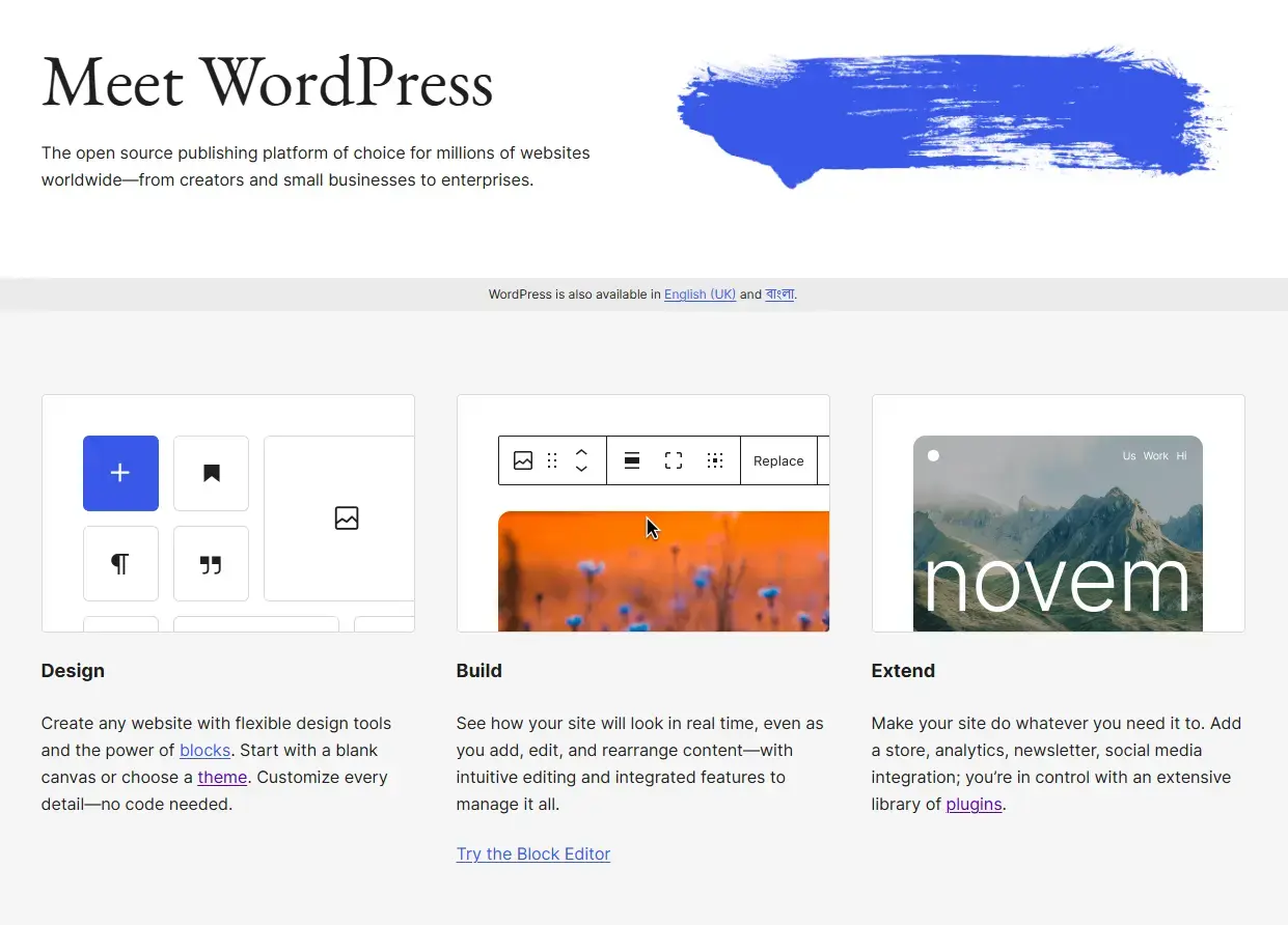 What is WordPress and how the platform is used to build modern websites