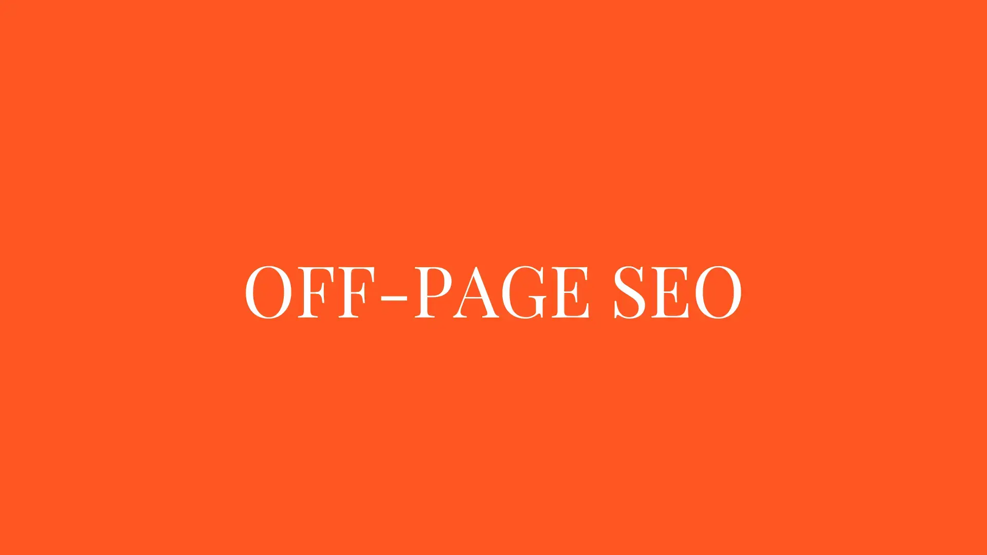 Off-page SEO includes all the actions taken outside your website to improve its rankings and authority.